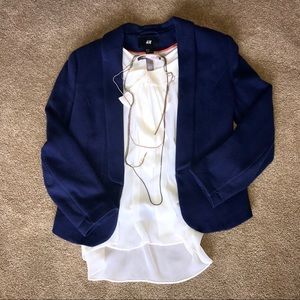 Navy blue blazer